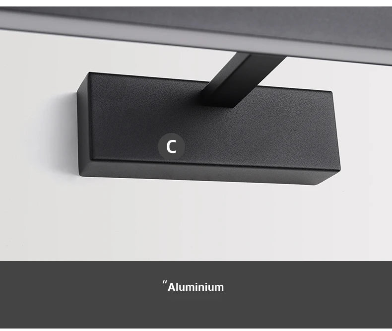 Mirror light waterproof IP65 adjustable