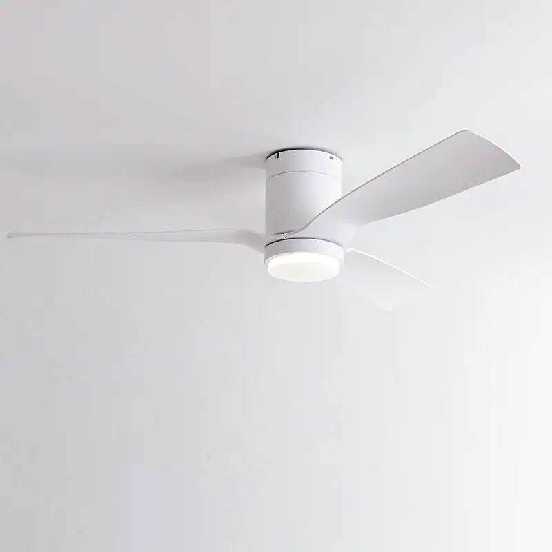 Cove Close to Ceiling Flush Mount ABS DC Motor Ceiling Fan 6 Speed Remote
