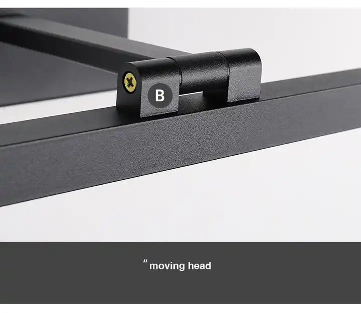 Mirror light waterproof IP65 adjustable