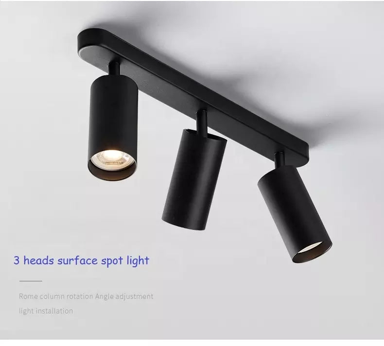 Multi Heads Aluminium Adjustable Bar Spot Light Ceiling Mount with LED light