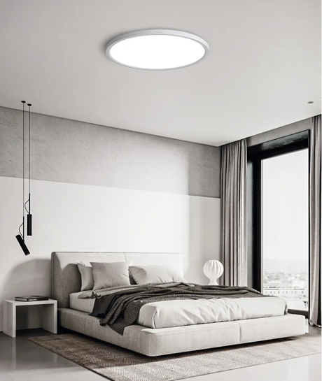 Ultra thin 2CM Tri color Flush Round Ceiling ABS LED Light SAA